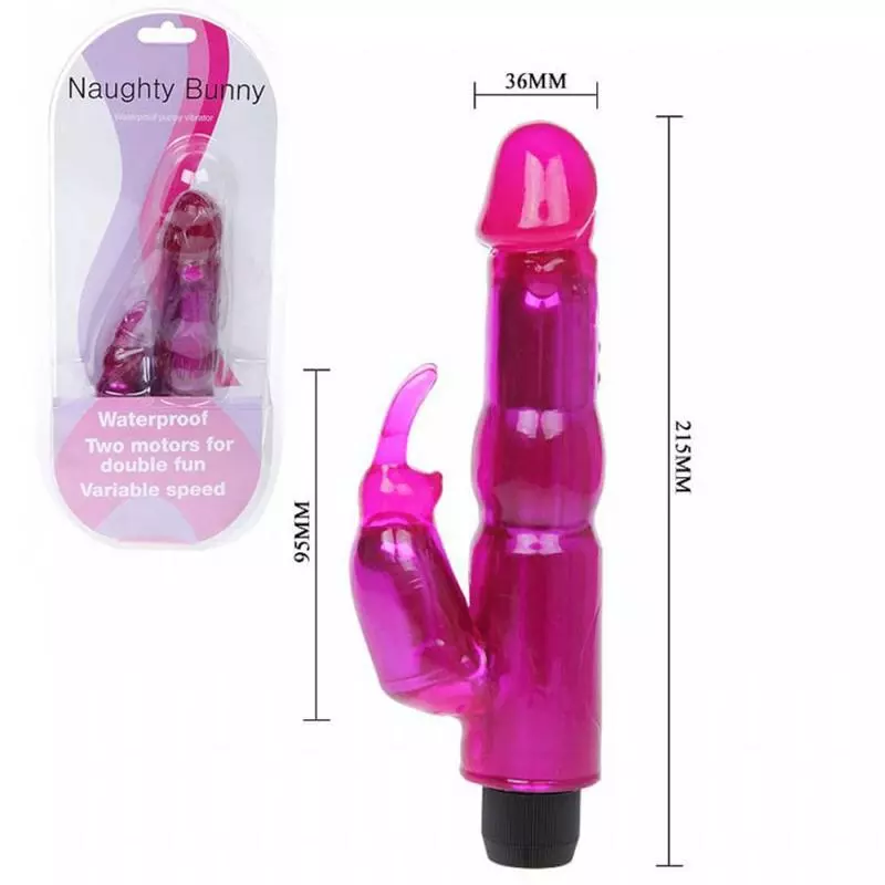VIBRADOR NAUGHTY BUNNY DUPLO MOTOR