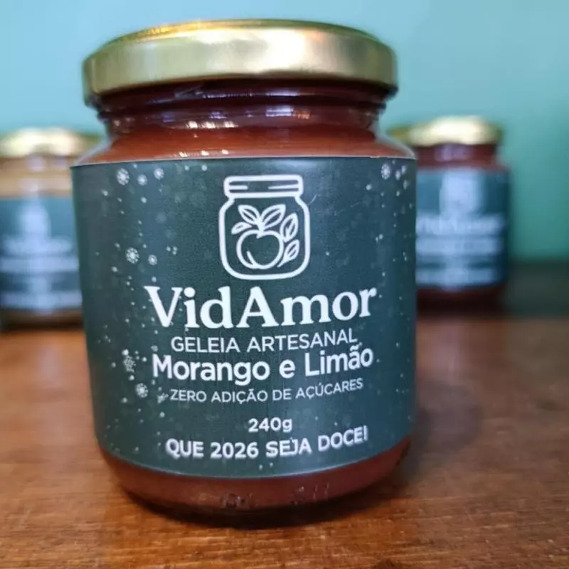 Geleia de Morango e limão