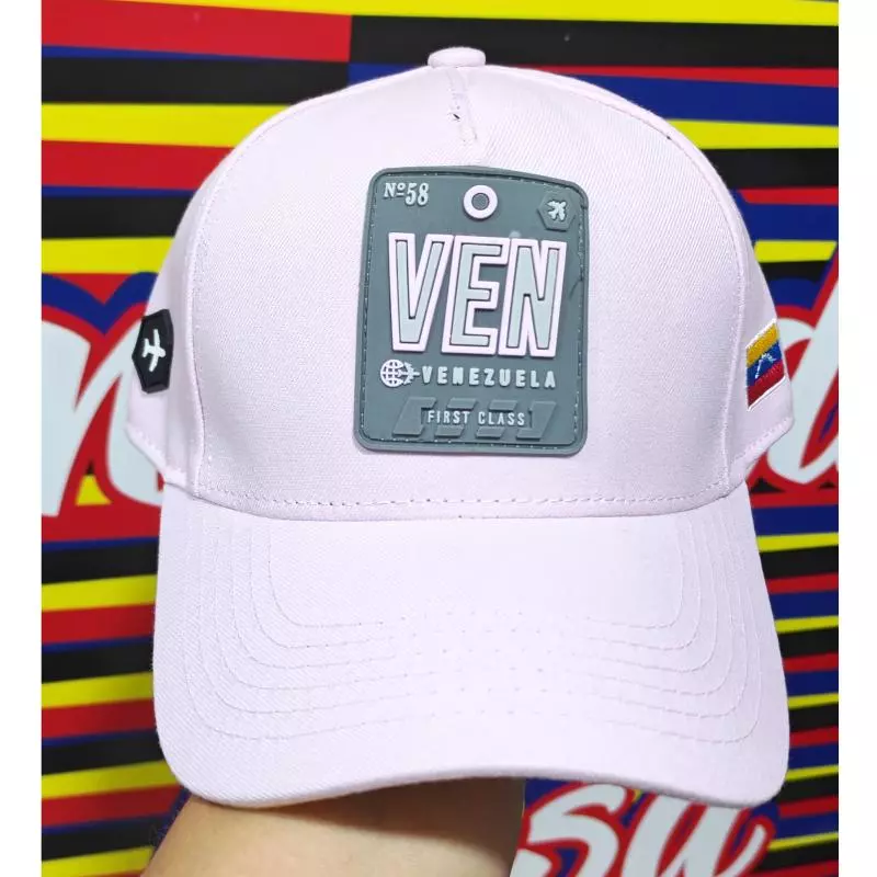 Gorra VEN gris Rosada