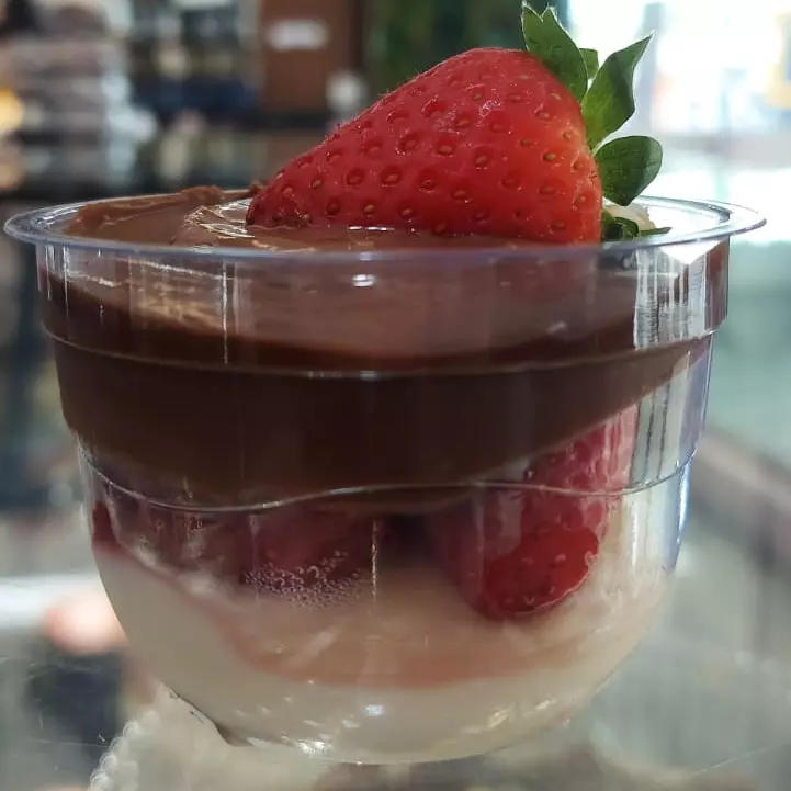 Bombom Aberto Morango