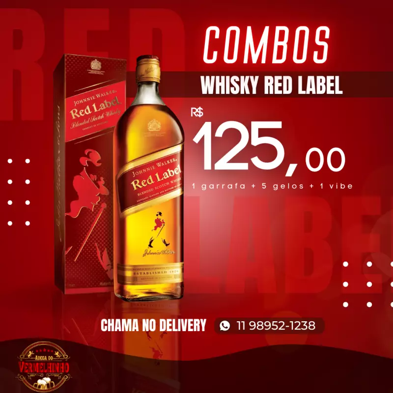 Combo de Red Label C/ Vibe