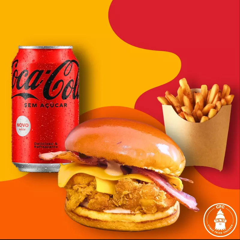 Chicken Bacon + Batata P + Refri