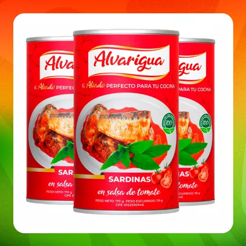 Bulto Alvarigua Sardina Tomate 170g