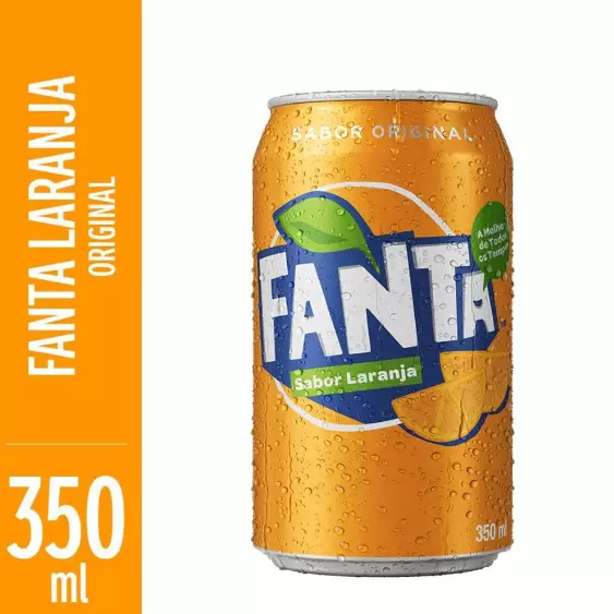Fanta laranja lata 350ml