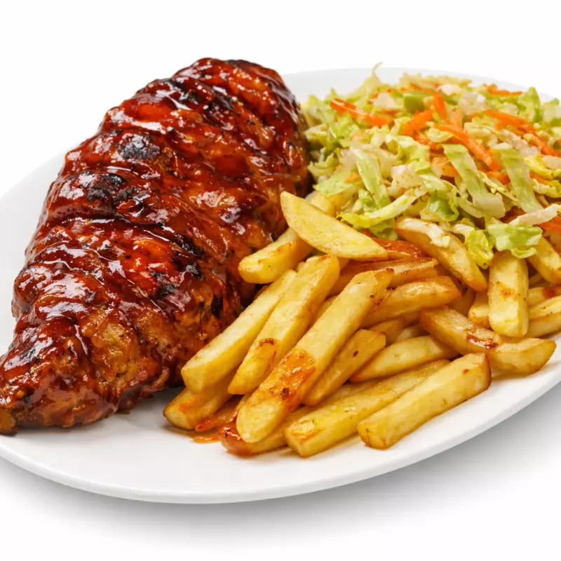 1/2 Rack Costillitas BBQ