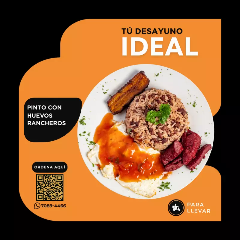 Pinto con Huevos Rancheros