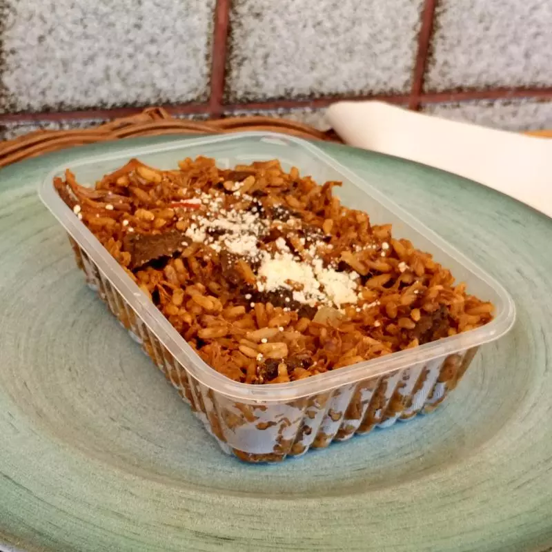 Arroz com Funghi e Carne