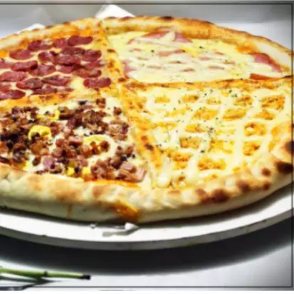 Pizza de 50cm 4 Sabores + Refri 2L
