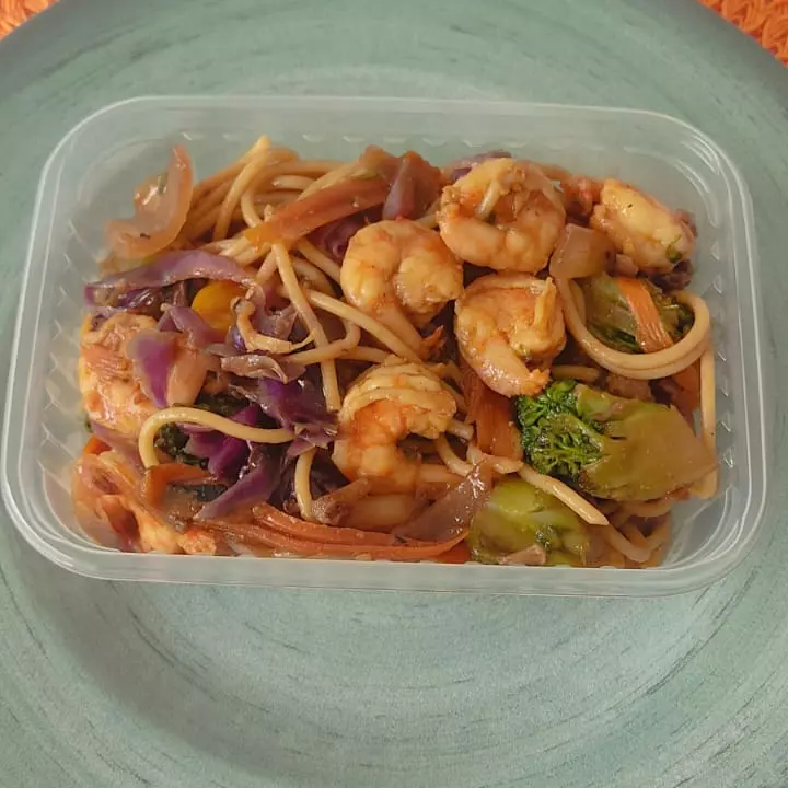 Yakisoba de Camarão
