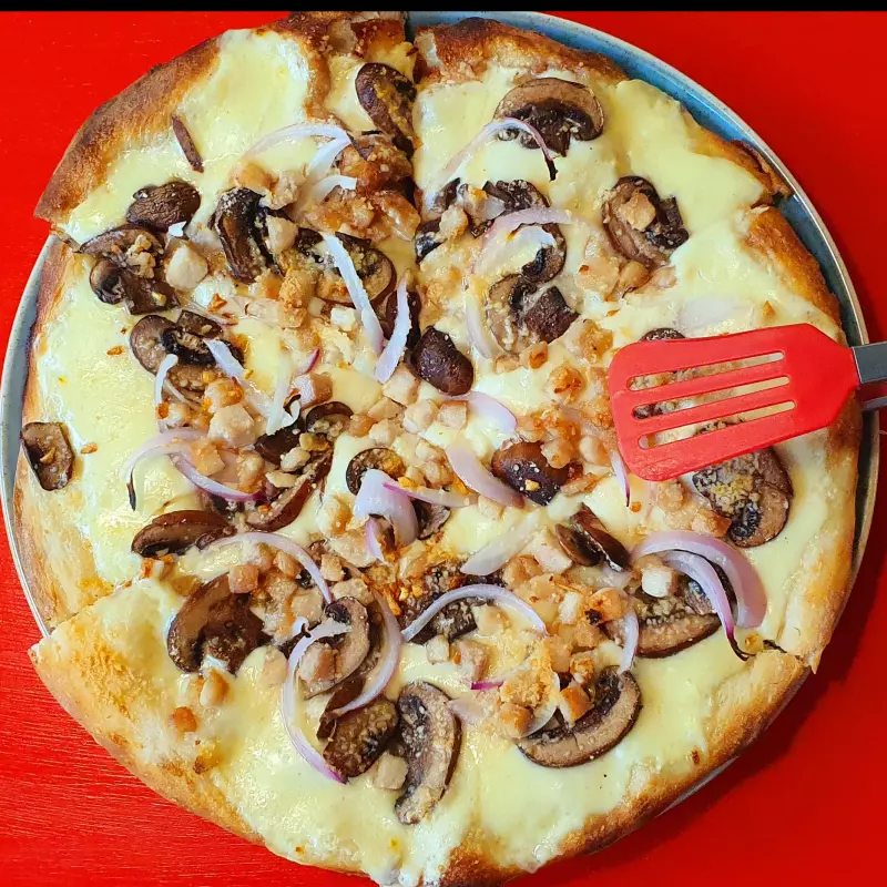 2 Pizzas Pollo Blanca a la picaRosso