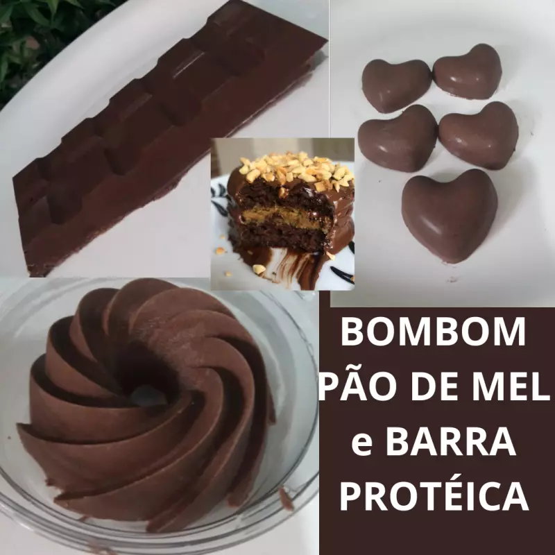 Barras, Pão de Mel, Trufas Protéica