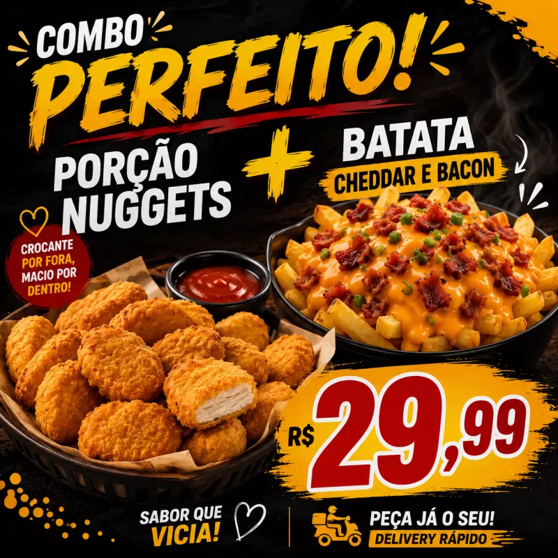 Nugget + batata