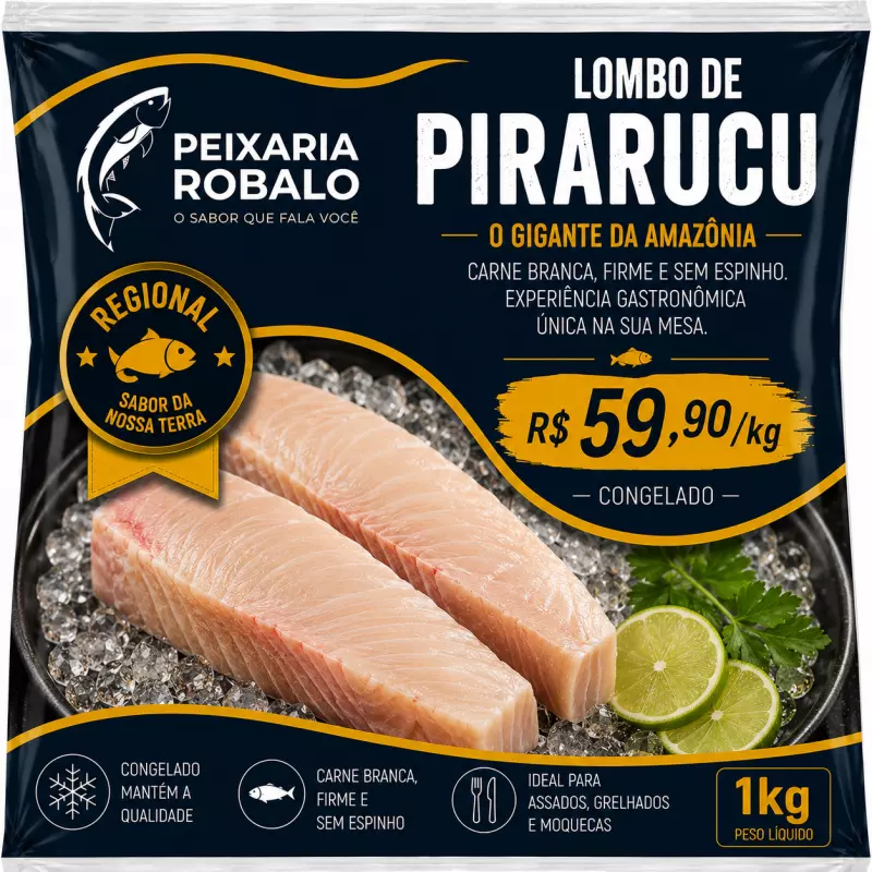 Lombo de Pirarucu