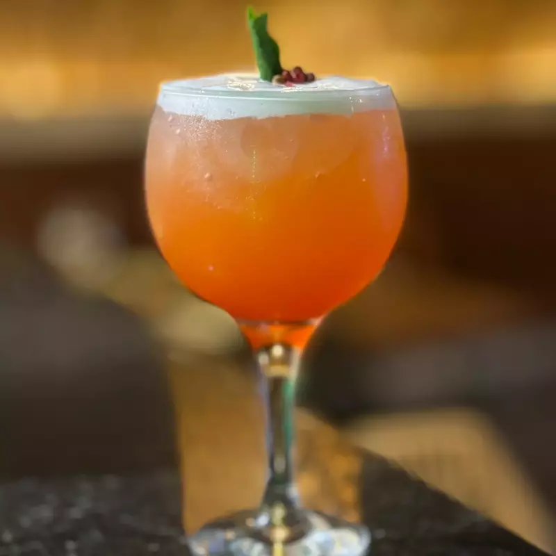 Suco revigorante de morango