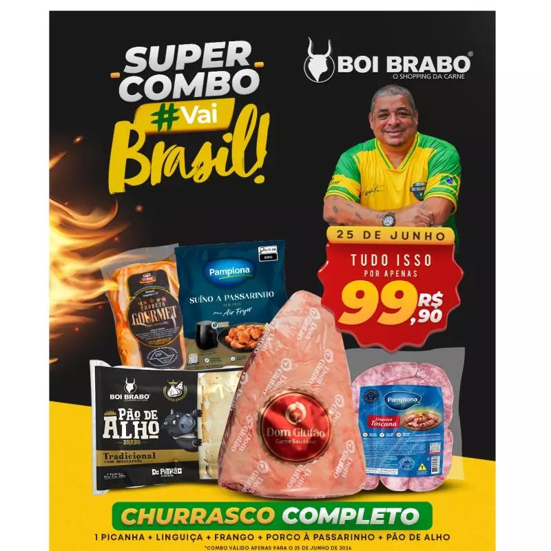 Super combo  picanha + 4 itens