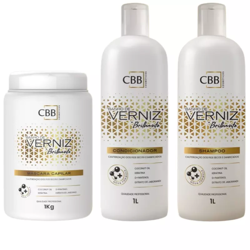 Kit Verniz Brilhante 1L