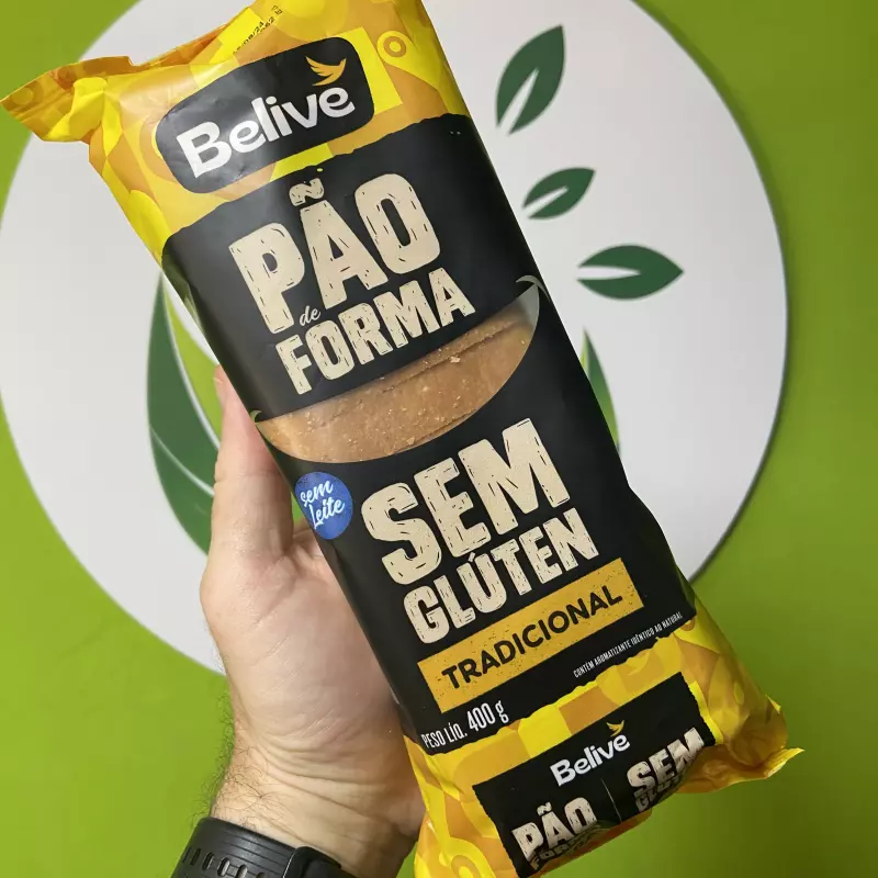 Pão s/ glúten Belive tradicional