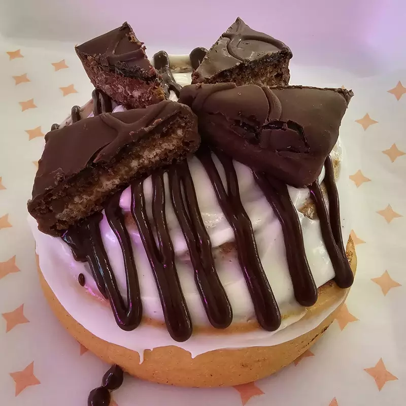 Glass con Kinder Delice