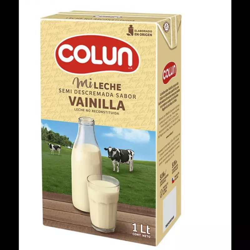 Leche vainilla Colun 1 Litro