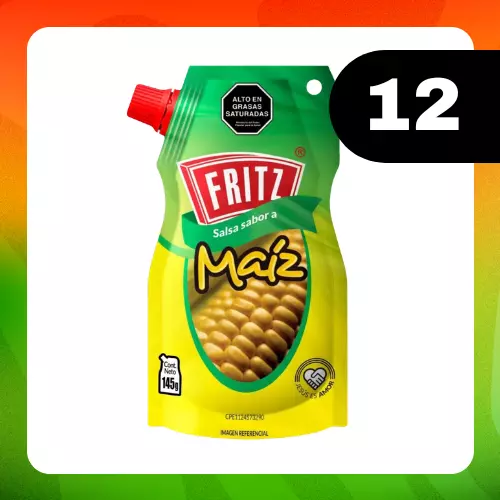 Medio Bulto Fritz Salsa Maíz 145g