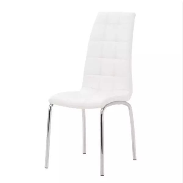 Silla Venecia ecocuero Blanco