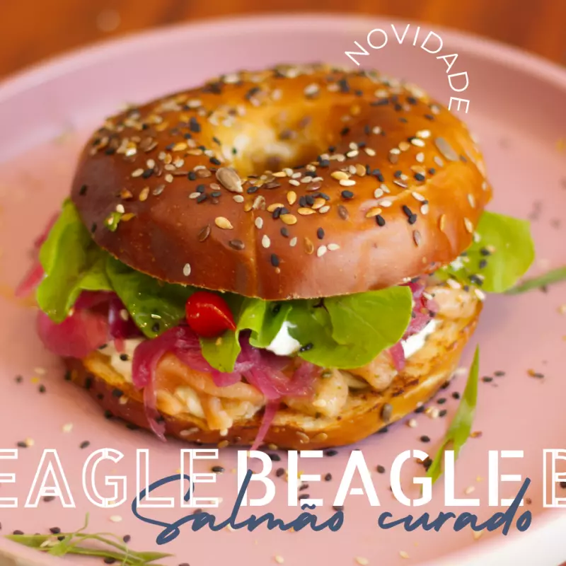 Bagel Salmão Curado