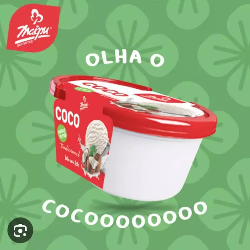 Sorvete Coco 1L