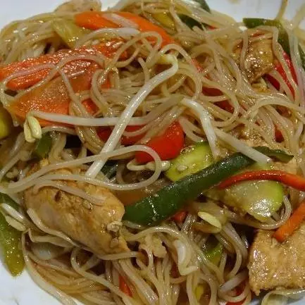 Pollo con frijolito chino