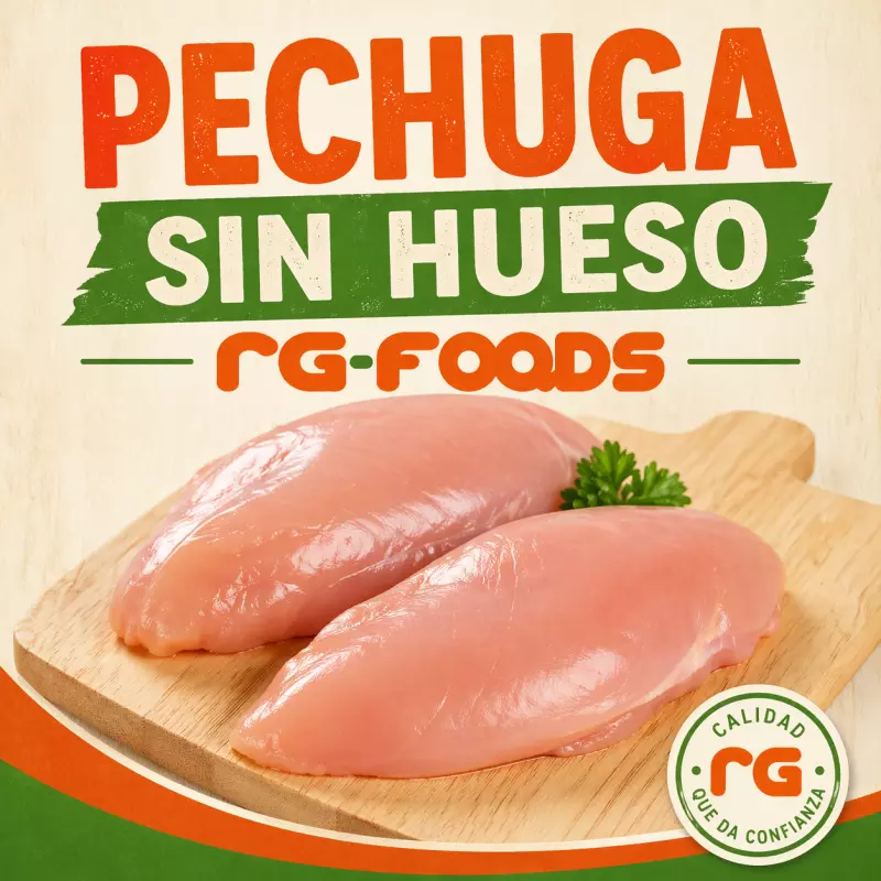 PECHUGA SIN HUESO RG FOODS 10KG