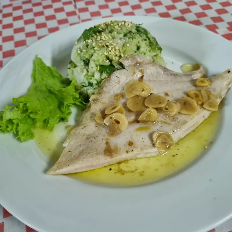 Reineta al ajo / Acompañado(*)