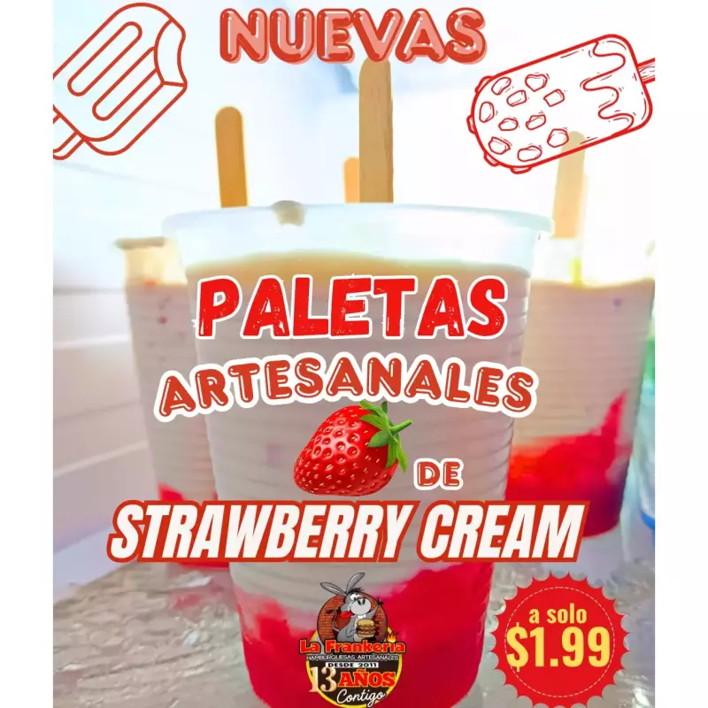 Paleta / Strawberry Cream