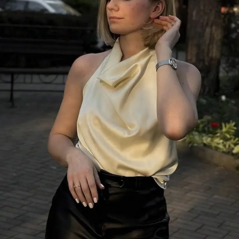Blusa de seda