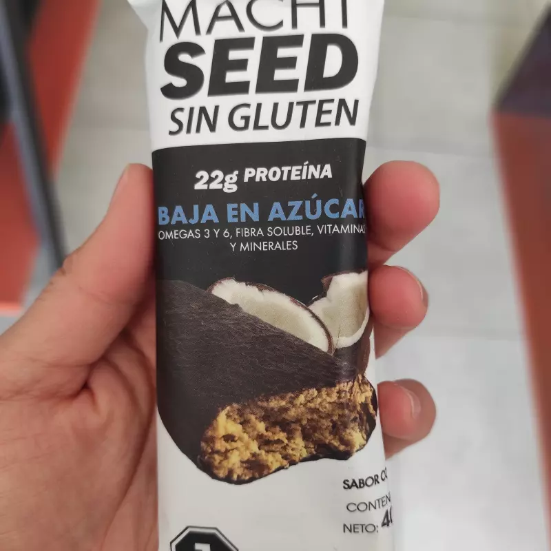 Barrita de proteína sabor coco