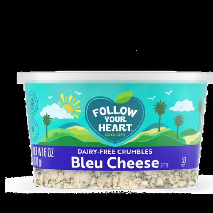 Queso azul desmoronado