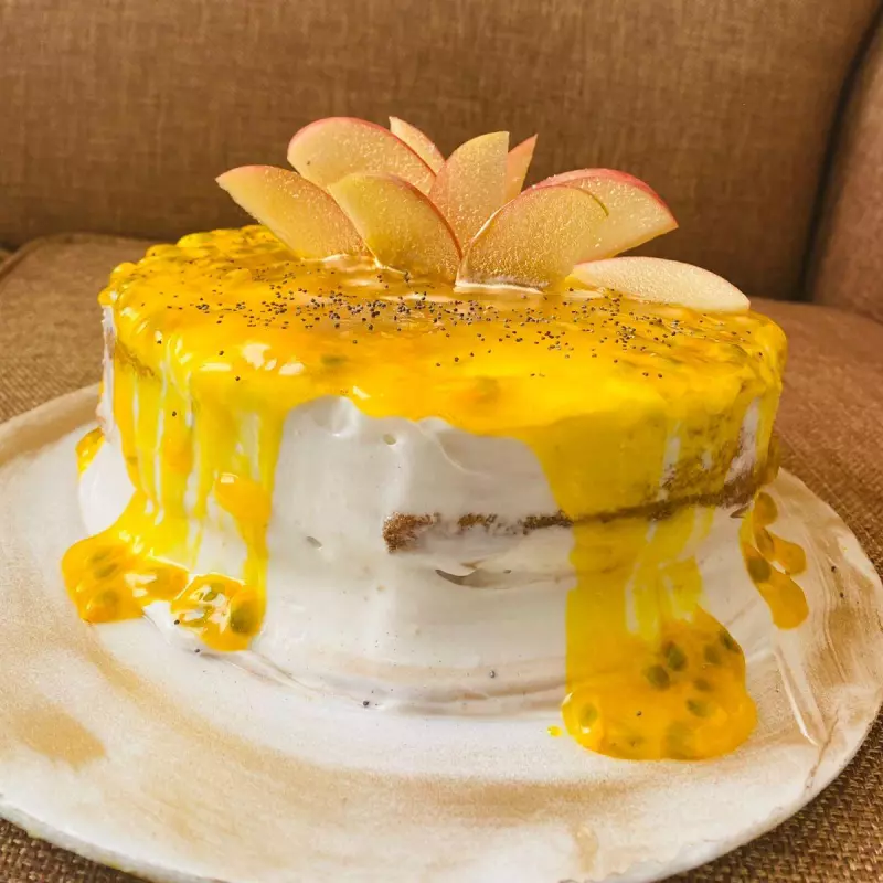 Torta Frutos Amarillos KETO