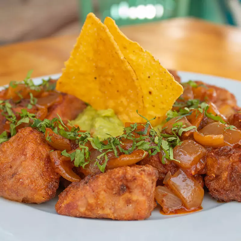 Orden de carnitas de Atun