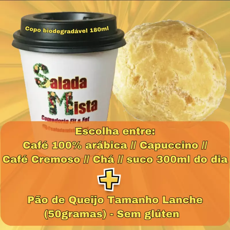 Pão de Queijo + Bebida