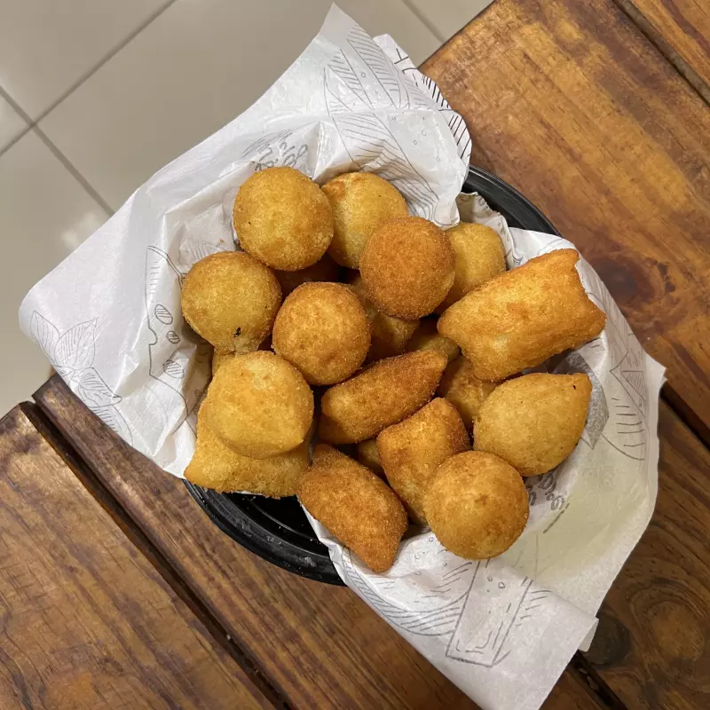100 Salgadinhos Fritos