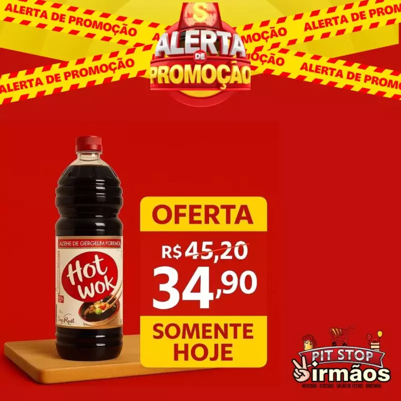 Óleo de Gergelim Hot Wok 1L
