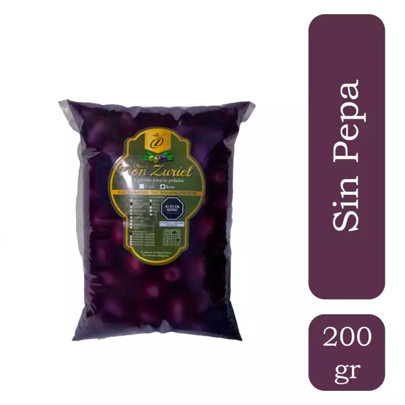 Aceituna Botija sin pepa 200gr