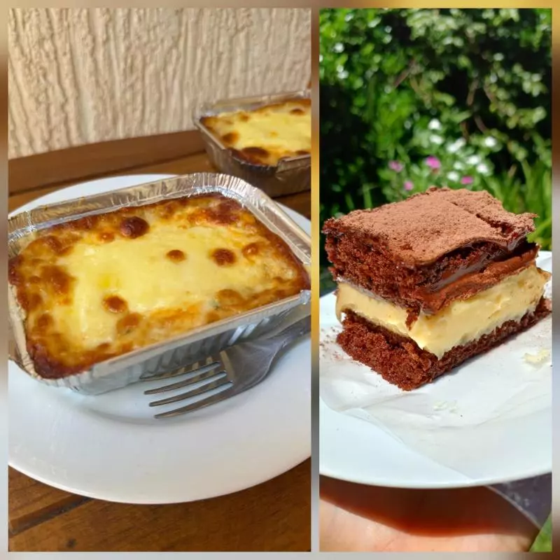 EMPADÃO  + BOLO GELADO DE MARACUJÁ