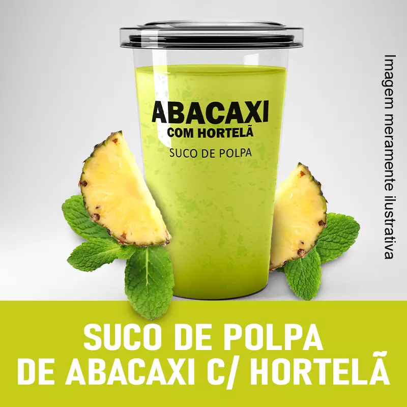 Abacaxi com Hortelã
