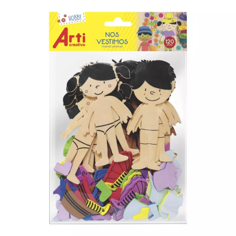 Nos vestimos figuras adhesivas