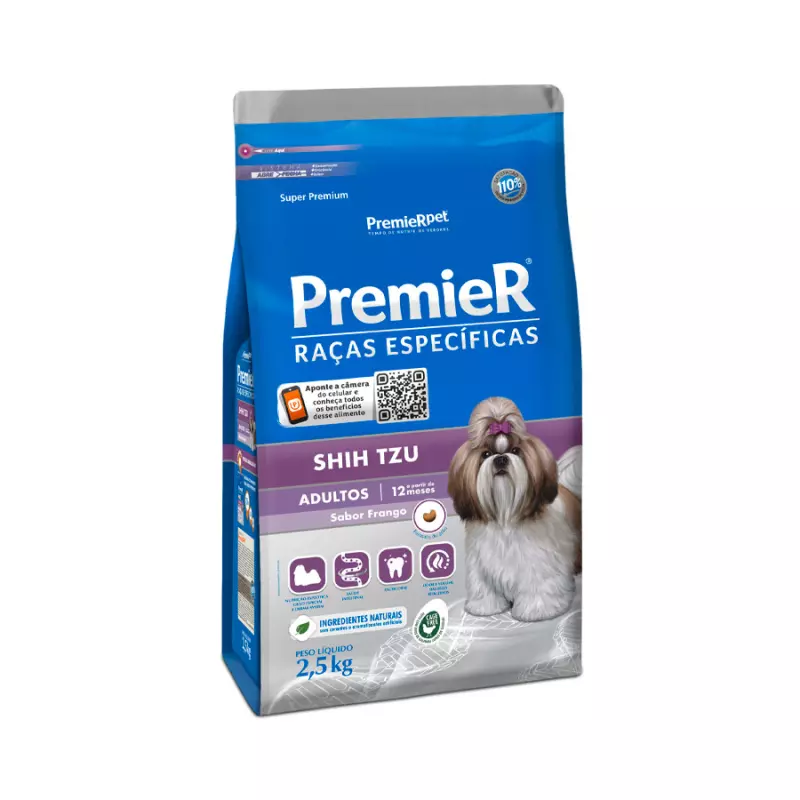 Premier Shih Tzu Adulto Frango 2,5kg