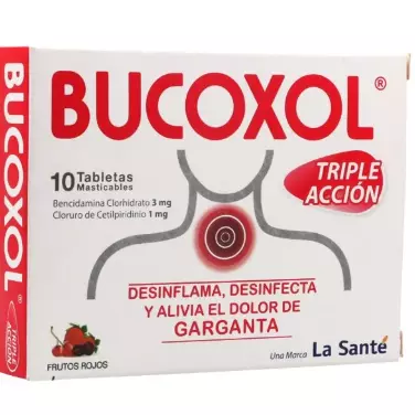 BUCOXOL TRIPLE ACCION F.ROJOS 10 TBS