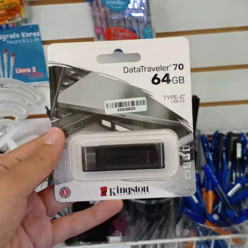 Pendrive Kingston 64Gb tipo C