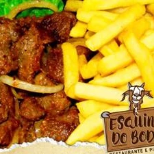 Carne de sol boi  com fritas
