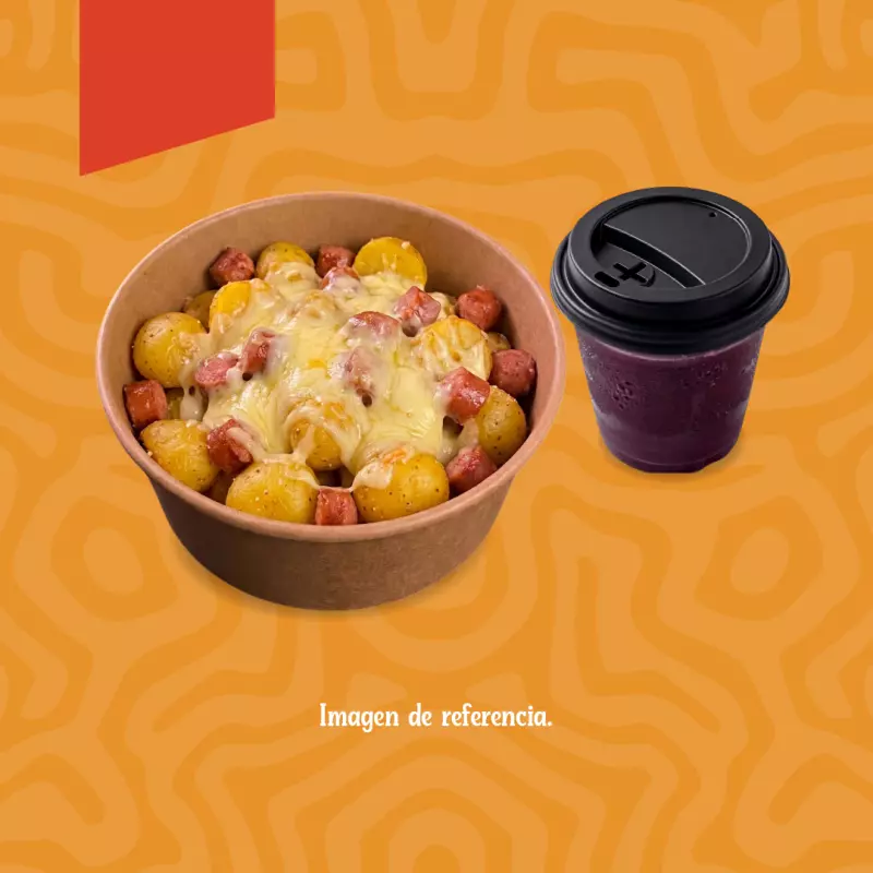 Papas criollas especiales + Bebida