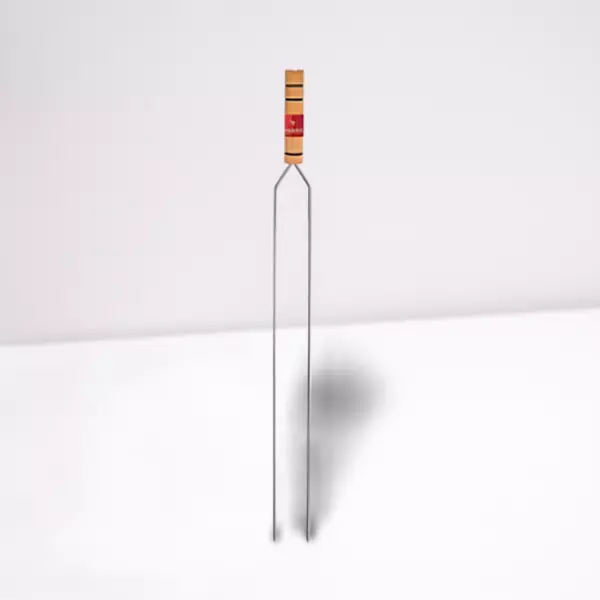 ESPETO GAUCHO DUPLO 2 HASTES