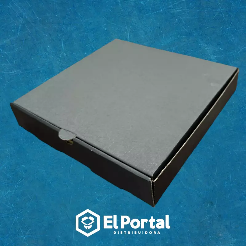 CAJAS PIZZA NEGRA SIN DISEÑO